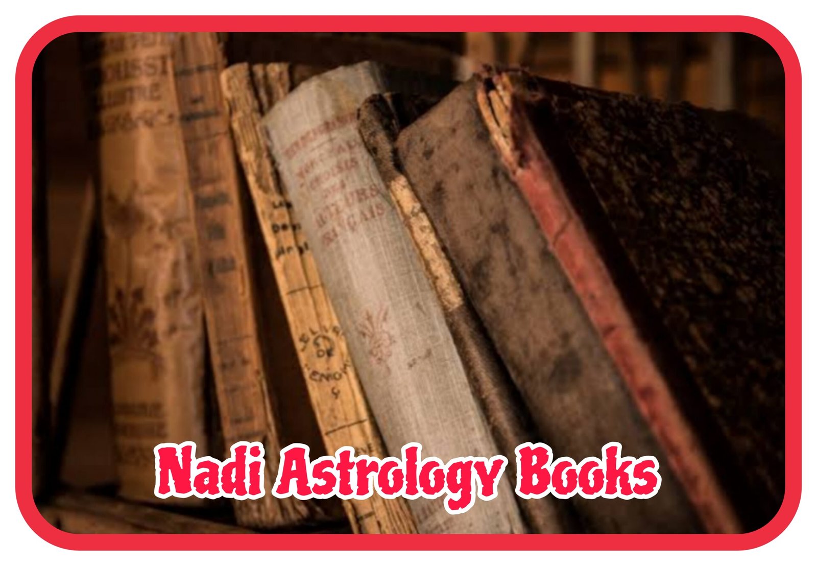 Nadi astrology books with ancient scripts