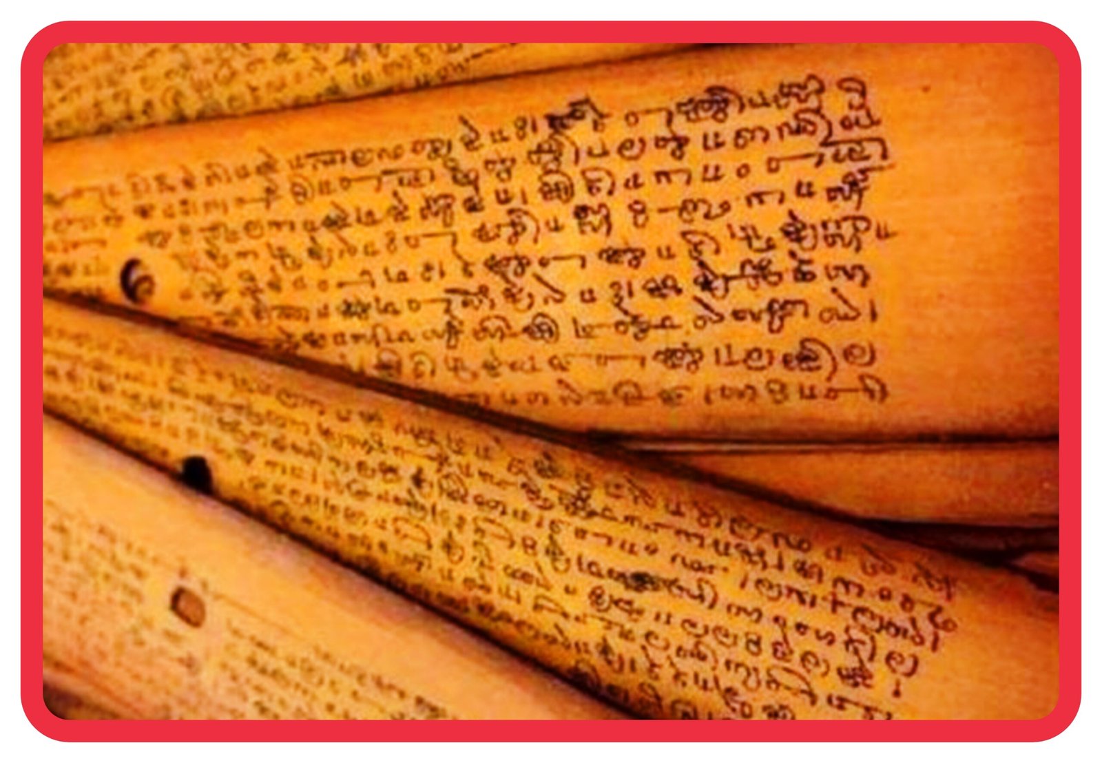 Nadi astrology symbols and palm leaf manuscripts